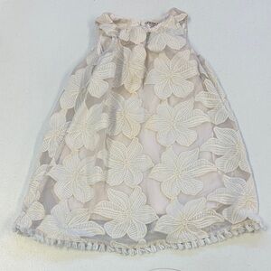 OshKosh B'gosh Cream Sleeveless Dress